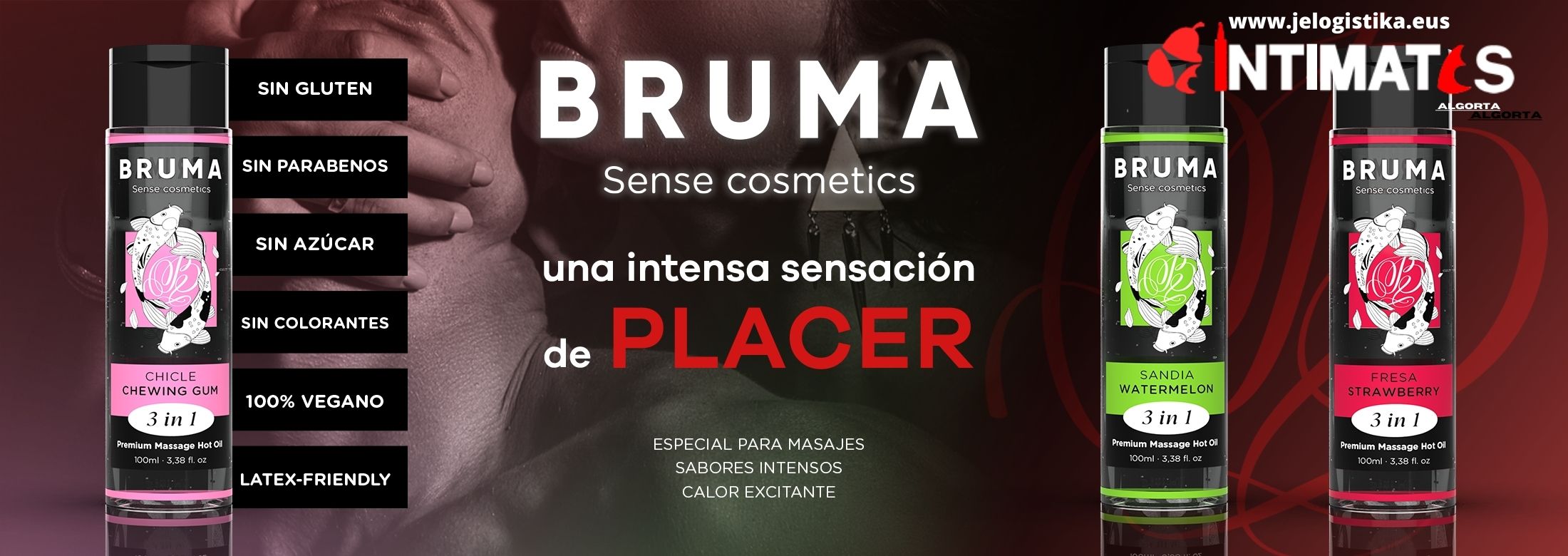 Lubricantes intimos Bruma, que puedes adquirir en intimates.es "Tu Personal Shopper Erótico Online"