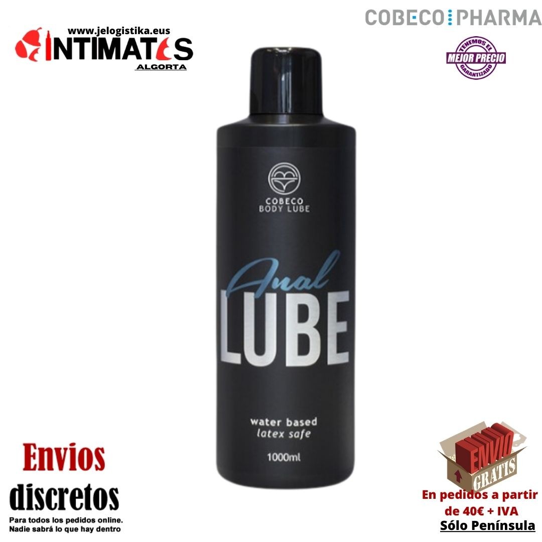 Anal Lube Water Based 1000ml · Lubricante íntimo · Cobeco, que puedes adquirir en intimates-Algorta "Tu Personal Shopper Erótico"